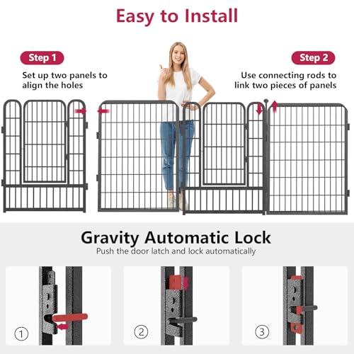32" Height 12 Panels Heavy Duty Dog Playpen N316222