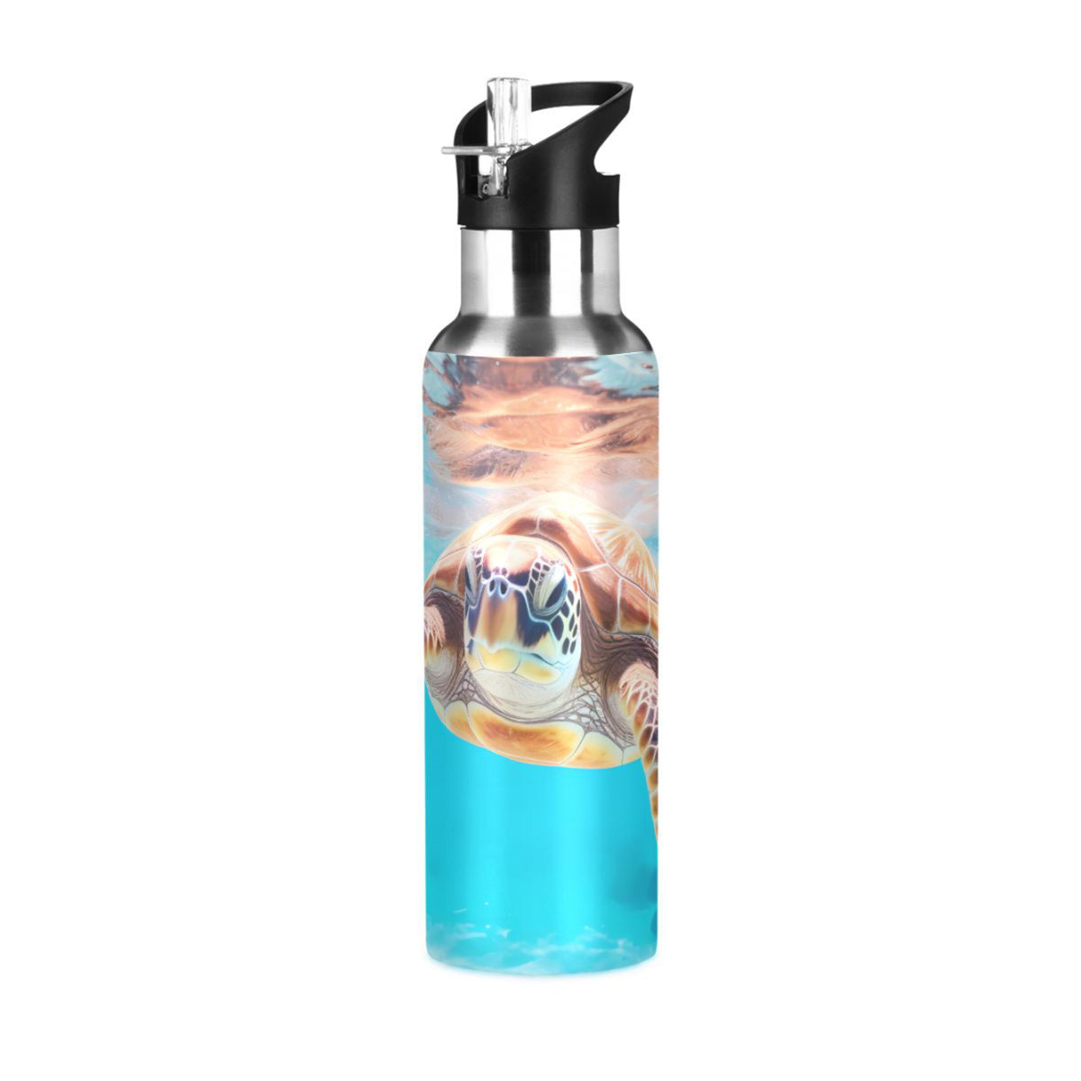 Insulated Stainless Steel Water Bottle with Straw Lid Leakproof 20 oz X799