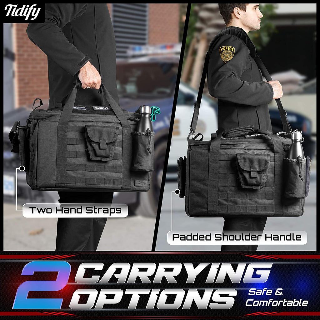 Heavy Duty Water Resistant Tactical Gear Bag with MOLLE Organizer P6874