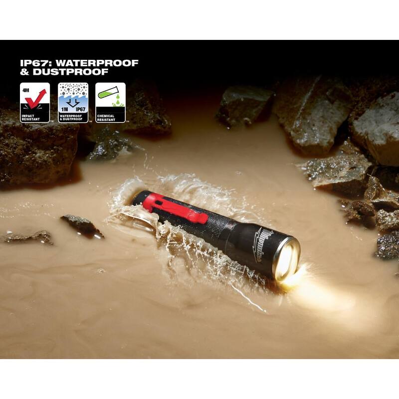 LED Aluminum Flashlight with Holster N797