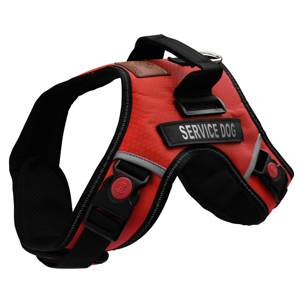 Service Dog Vest Harness Reflective Woven Polyester Nylon A549