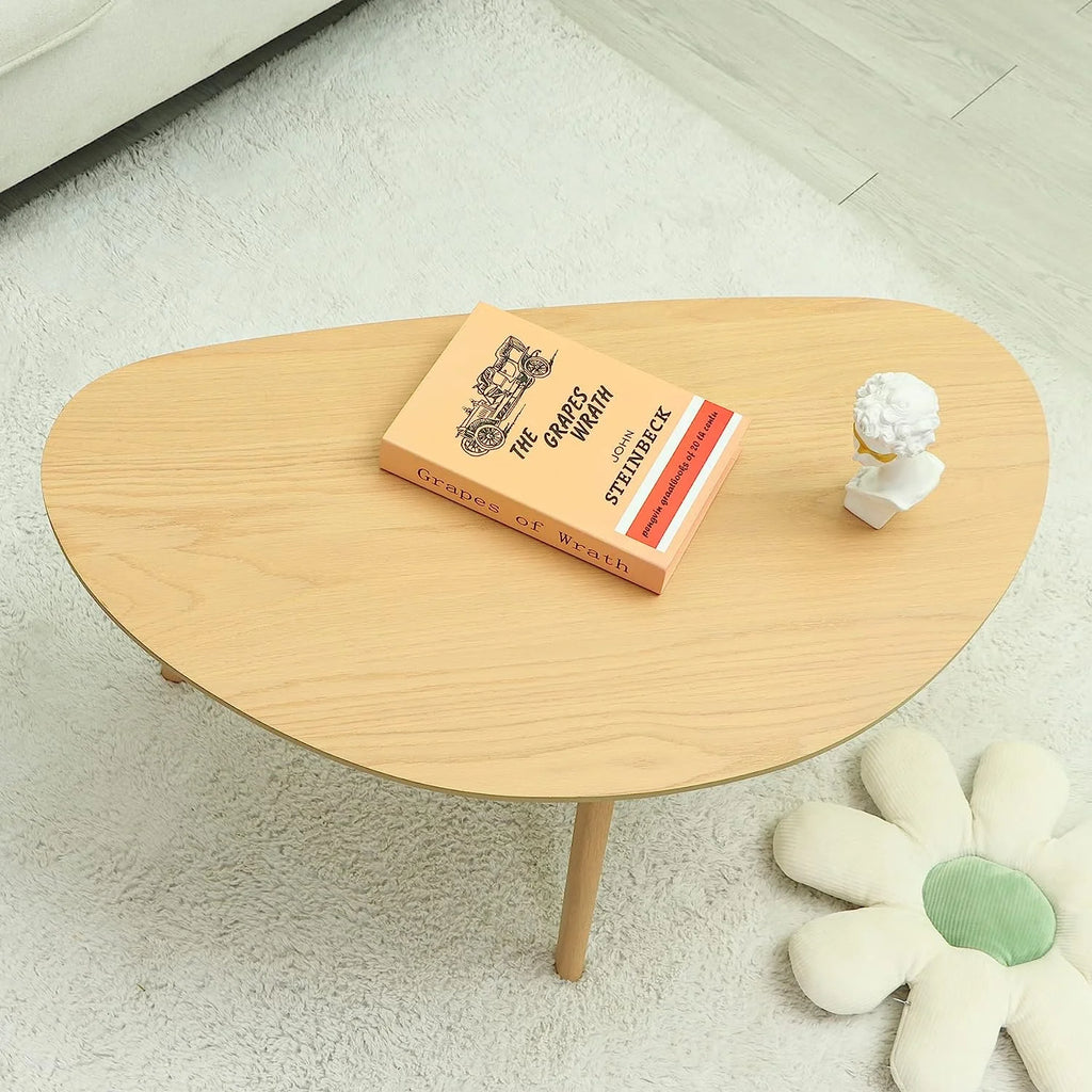 Small Black Oval Coffee Table T44836