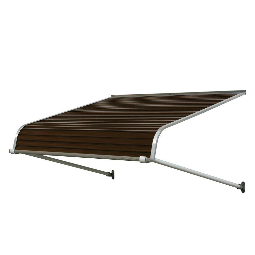 Brown Solid Fixed Door Awning Y4917