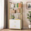 4-Tier Bookshelf with 2 Drawers I8103